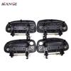 4pcs For 2000-2006 Hyundai Accent 1.5L 1.6L Black Outside Exterior Car Door Handle Front Rear Right Left Driver Passenger