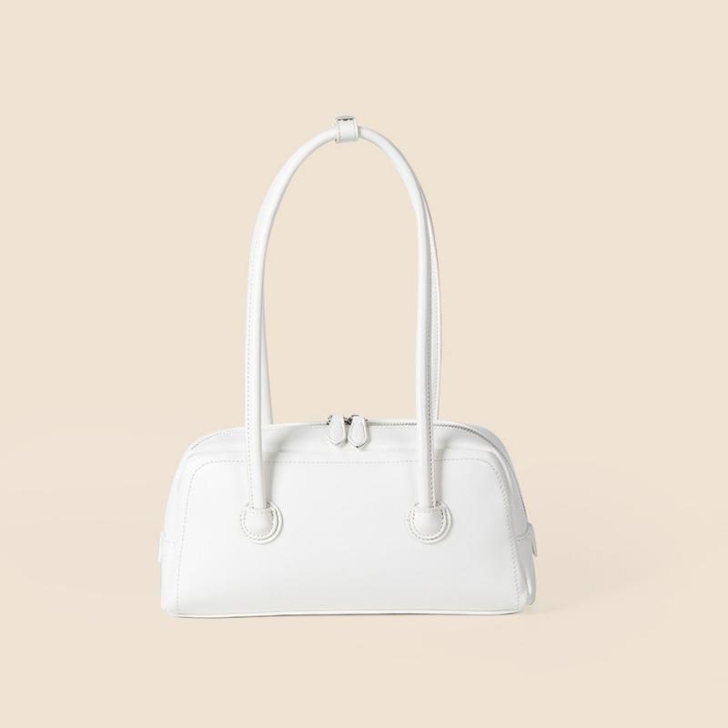 Damen Frühling und Sommer Schultertasche Hochwertige Nische Bowling Boston Tasche Mode Handtasche