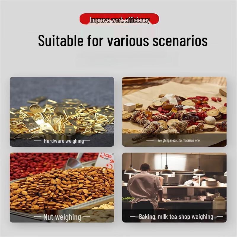 Haozhan 15kg/0.5g Commercial Digital Platform Scale