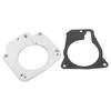 For LS2 For LH6 Throttle Body Adapter Kit for DrivebyWire Systems CNC Machined Aluminum Compatible with 3 Bolt to 4 Bolt