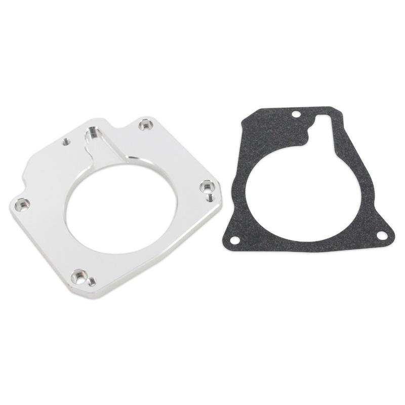 For LS2 For LH6 Throttle Body Adapter Kit for DrivebyWire Systems CNC Machined Aluminum Compatible with 3 Bolt to 4 Bolt