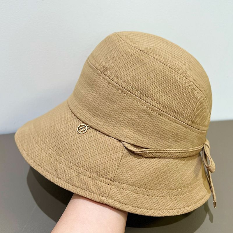 Eleganter Fischerhut mit Schleife für Damen Sommer Sonnenschutz und Sonnenhut Outdoor Atmungsaktiv