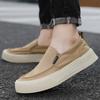 Men's Canvas Shoes Fashion Casual Light Non-slip Loafer Washed Denim Flat Shoes Outdoor Sneakers Vulcanized Shoes