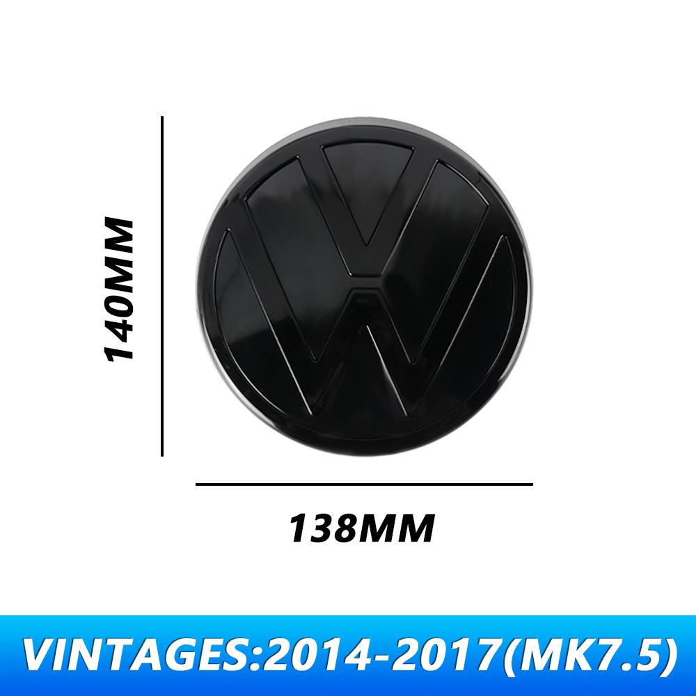1pc Original Replacement Version Car Front Grille Emblem SS7 Cover/Rear Trunk Lid Badge For VW GOLF 7.5 2018-2021 MK7 2014-2017