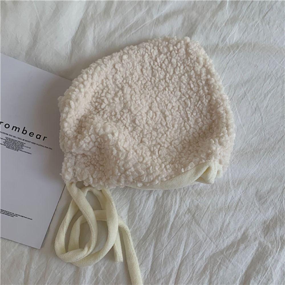 Korean Style Coldproof Hooded Caps Soft Knitted Beanies Hats Balaclava Skullies Caps  Windproof