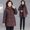 2025 Stylish Cotton-Padded Jacket for Middle-Aged Women: Winter Wear, Plus Size, Autumn and Winter Coat