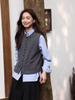 2026 Wool Vest: Autumn/Winter Round Neck Sleeveless Cardigan