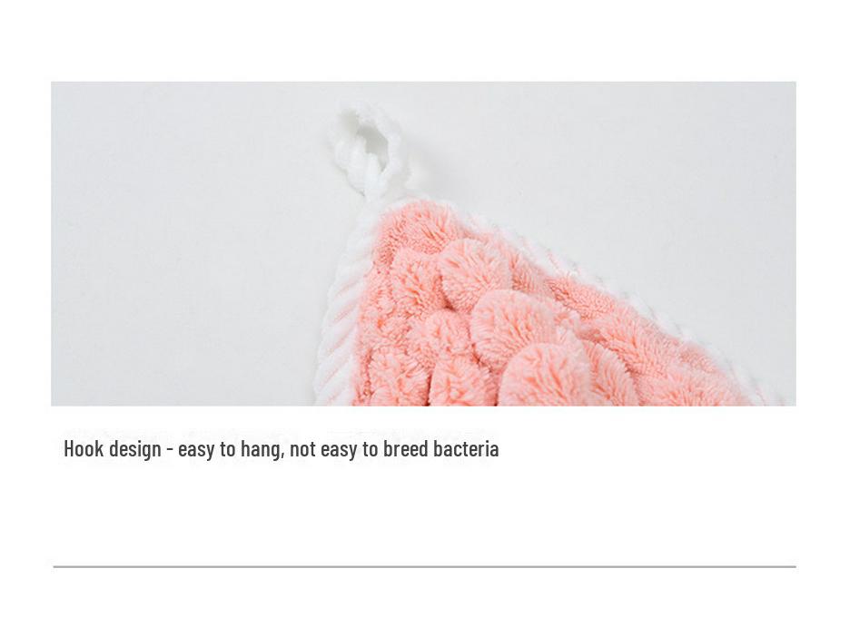 Jieliya Premium Coral Fleece Cat-Feel Towel - Absorbent, Thick & Soft for Face Washing & Bathing, 70x35cm