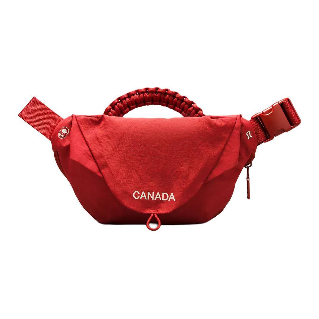 Lululemon 3L Casual Fashion Versatile Recycled Nylon Waist Bag Unisex Waist Bag Red LU9BJOS-0638235 Red