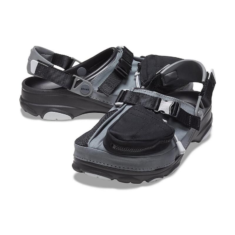 Crocs Bespoke Classic All Terrain Beams Outdoor Grey Black Unisex