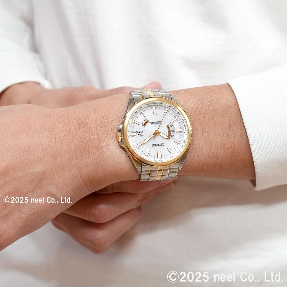 Citizen Eco-Drive Radio-Controlled Watch Gold 3-Hand Model 10 ATM Water Resistant Men's