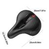 MTB Bicycle Seat Breathable Big Butt Bike Seat Shock Absorbing Touring Saddle Comfortable Bicycle Saddle for Ridng Mountain Bike