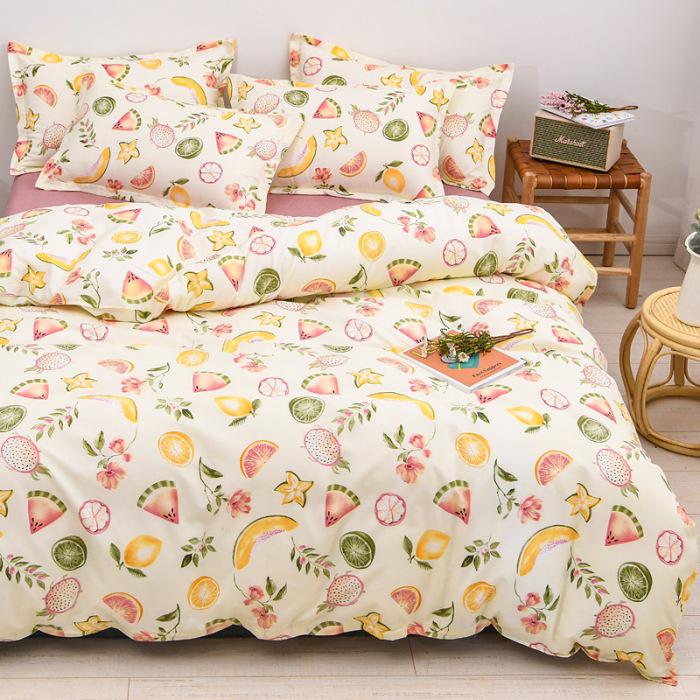 Nantong Aloe Vera Cotton Student Dormitory Summer Bedding Set