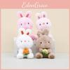 Adorable Plush Rabbit Keychain Cute Cartoon Bunny Doll With Soft Pp Cotton Filling