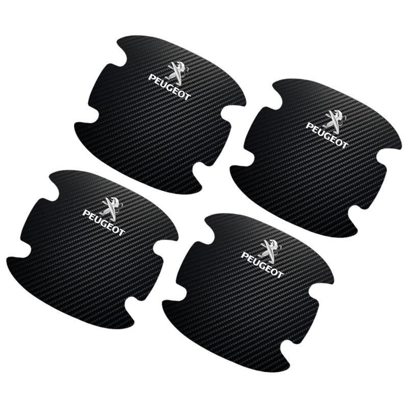 4PCS Car Door Handle Protection 3D Sticker Car Styling For Mercedes-Benz AMG C500 C200 C300 B C E GLA CLA GLK GL ML GLE W204 W205 W203 W211 W212 W213