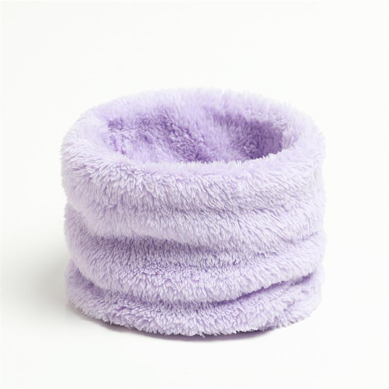 Cashmere Warm Collor Ring Winter Scarf Solid Plush Thick Outdoor Sports Men Women Children Neckerchief Full Face Mask Muffler