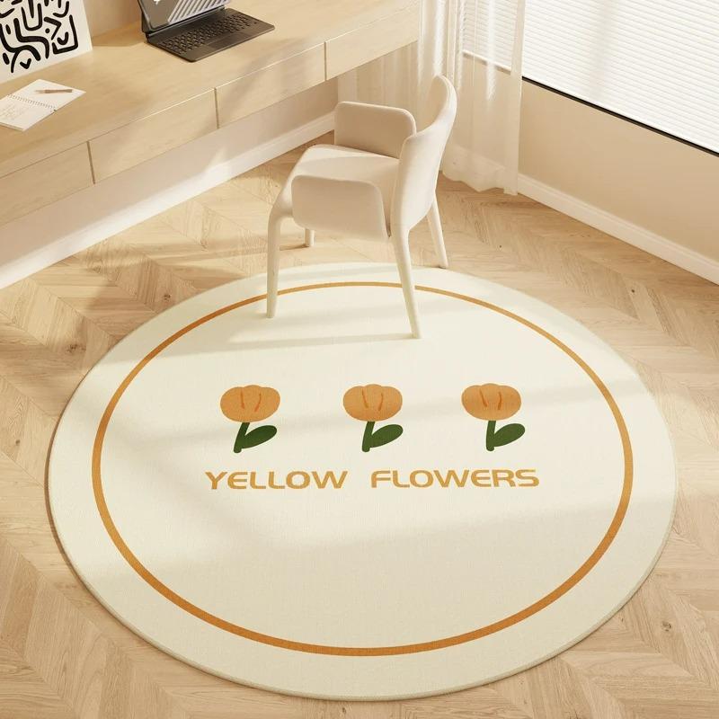Hopscotch Children Play Mat Non Slip Home Decor Round Carpet Living Room Bedroom Kitchen Floor Mat Sofa Table Area Decor Rugs
