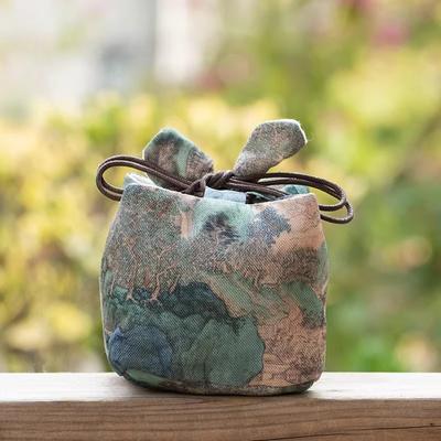 Chinese Style Bowl Storage Bag with Lid Cover Carry Out Teapot Cloth Bag with You Master's Cup Bag Portable Travel Teaset Bags