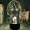 Anime K-ON Noční světlo Figurka Hirasawa Yui Měnící barvy Stolní lampa Dekorace do ložnice Dárek