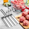 Set per Palline di Carne Antiaderente Stampo per Palline di Carne in Acciaio Inossidabile per Palline di Pesce Palline per Insalata Strumento da Cucina