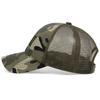 Berretto da baseball tattico dell'esercito Berretti estivi in ​​rete traspirante Uomo Donna Cappello da golf mimetico Cappelli da camionista con bandiera americana