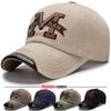 Spring and Autumn Washed Hats Mens Casual Old Baseball Caps Outdoor Embroidered Sun Hats