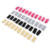 40Pcs Finger Sleeves Elastic Nylon Sports Joint Protector for Basketball Volleyball Black Gray Pink Beige