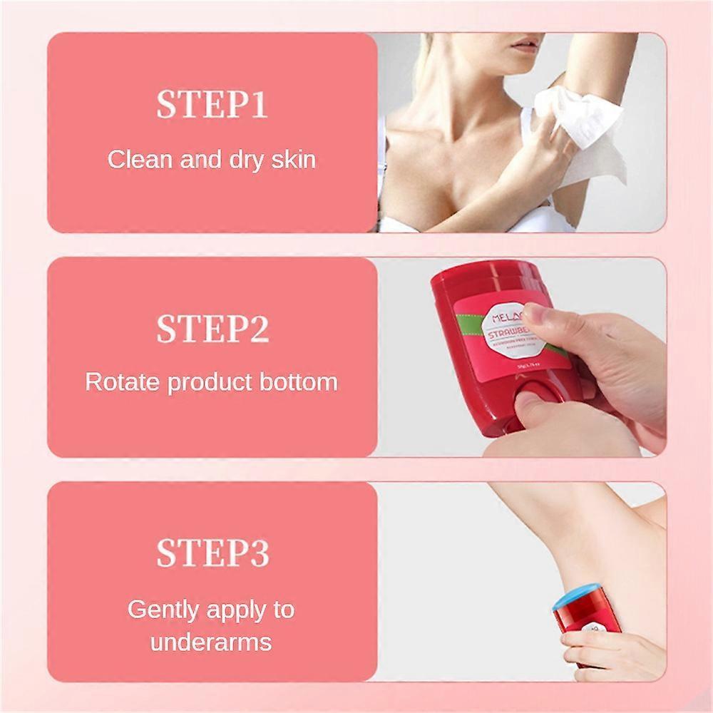 Deodorant Stick for Men & Women, 50g Roll-On Deodorant for Men, Aluminium Free Deodorant Stick, 48H 