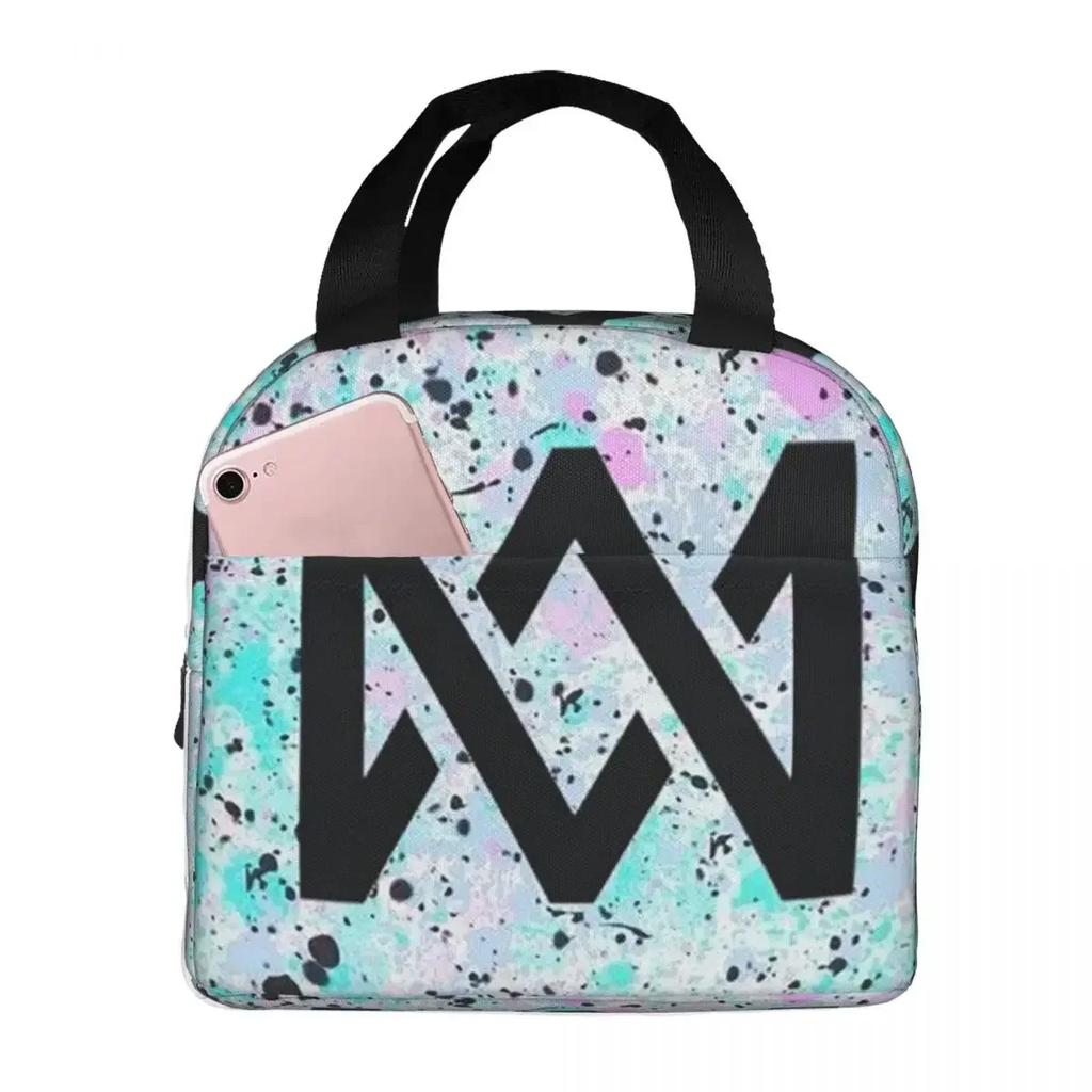 MM Marcus And Martinus Insulated Lunch Bag for Women Kids Portable Food Boxes Thermal Lunch Box Tote