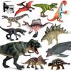 Dinosaur Model Set: T. Rex, Spinosaurus, Mosasaurus, Stegosaurus, Triceratops Cognitive Toys