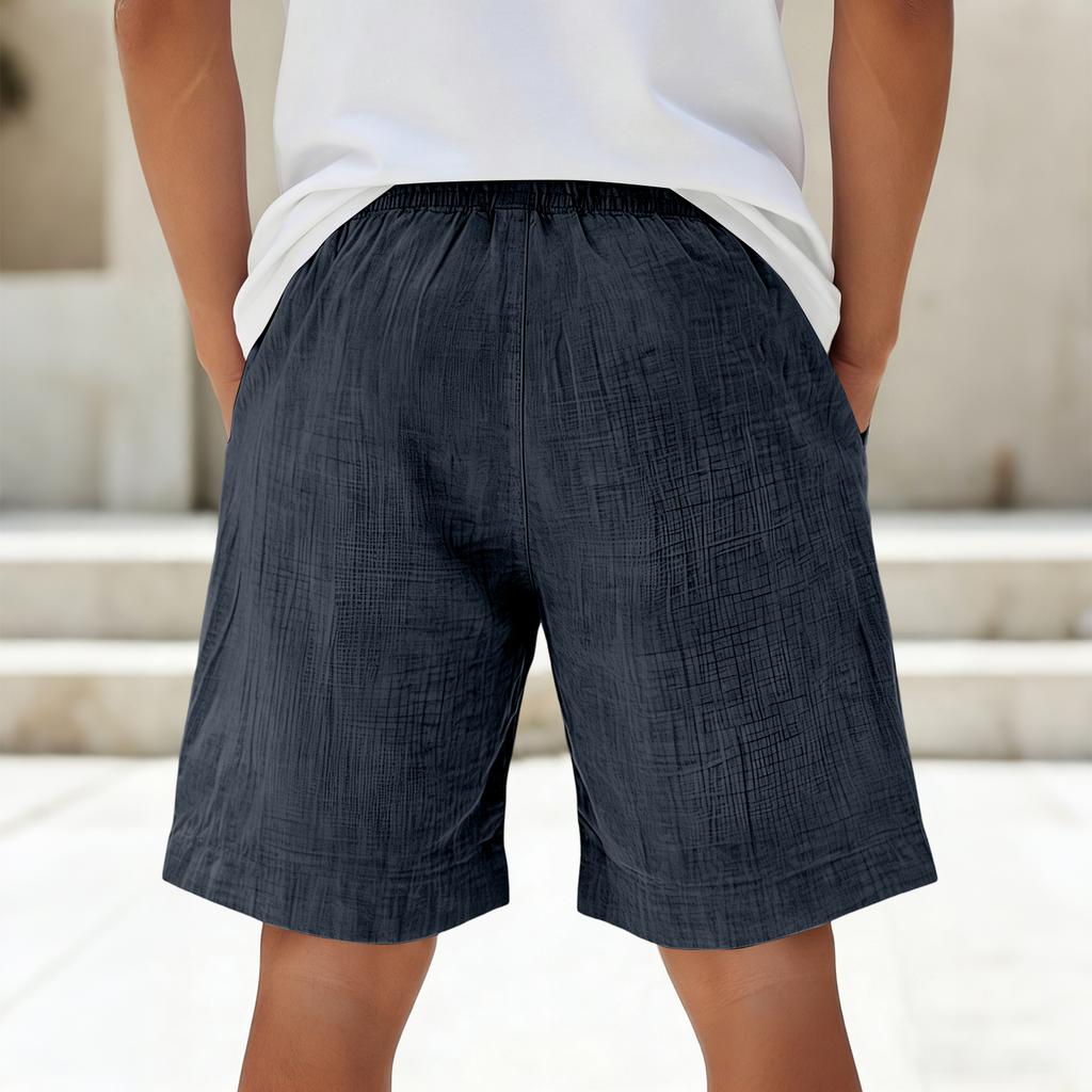 Men's Summer Casual Shorts Men's Fashion Sports Textured Shorts
