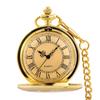 Antike Steampunk Vintage Römische Ziffern Quarz Taschenuhr Mehrfarbiges Gehäuse Halskette Anhänger Uhr Kette Herren Damen