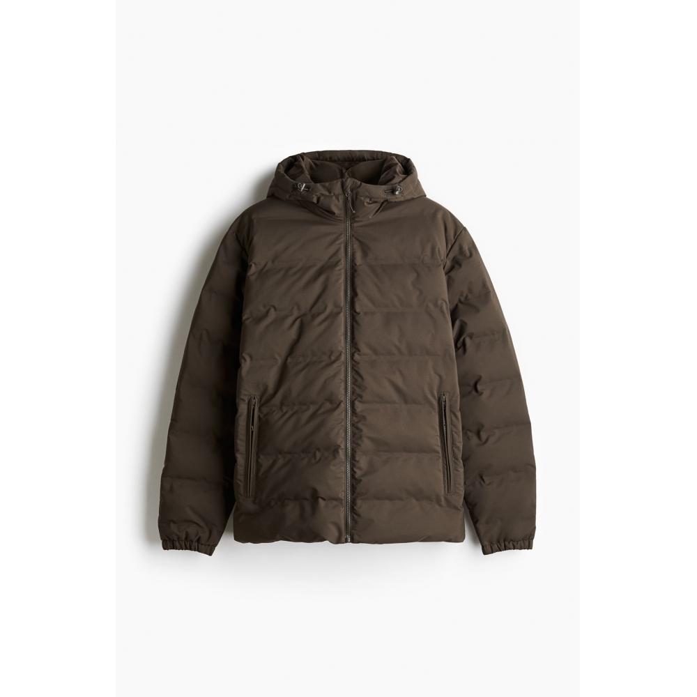 

Куртка-пуховик HM Regular Fit Dark Khaki Green XS