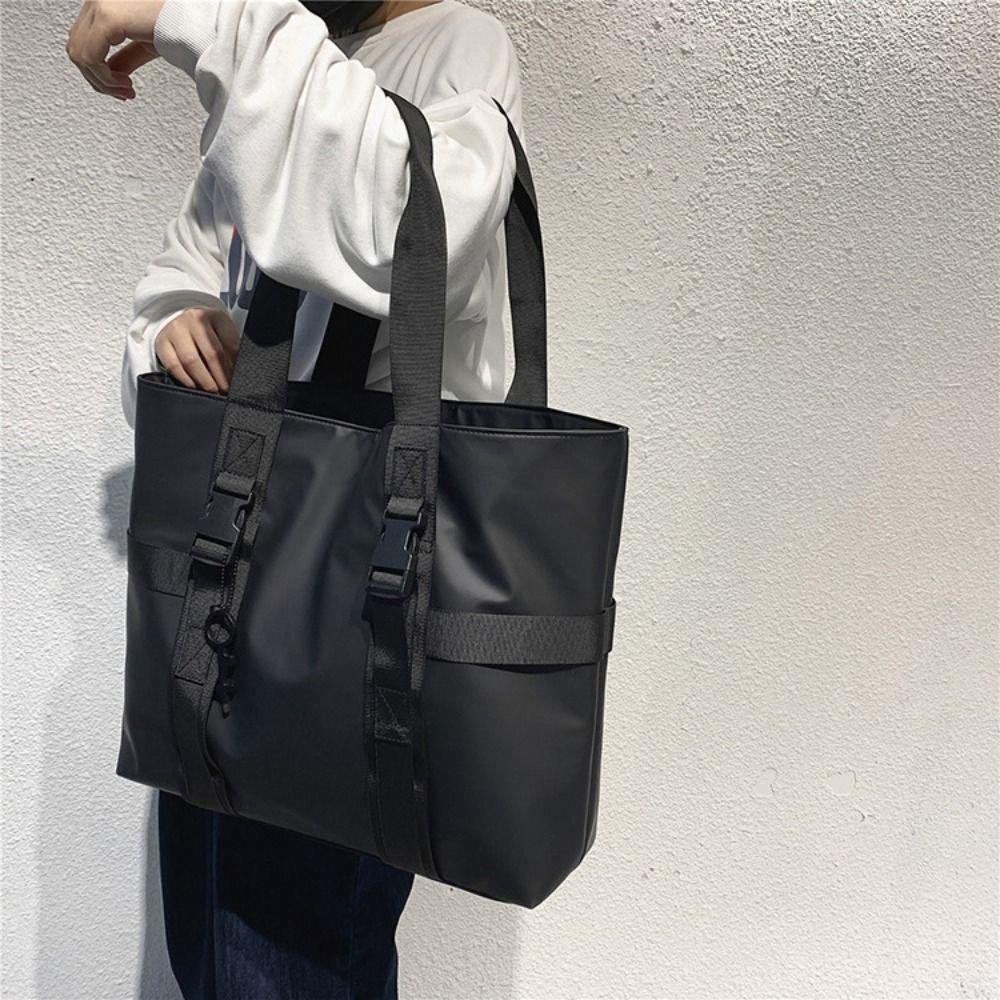 Waterproof Men Shoulder Bag Large Capacity Travel Luggage Bag Simple Male Tote Bag Streetwear