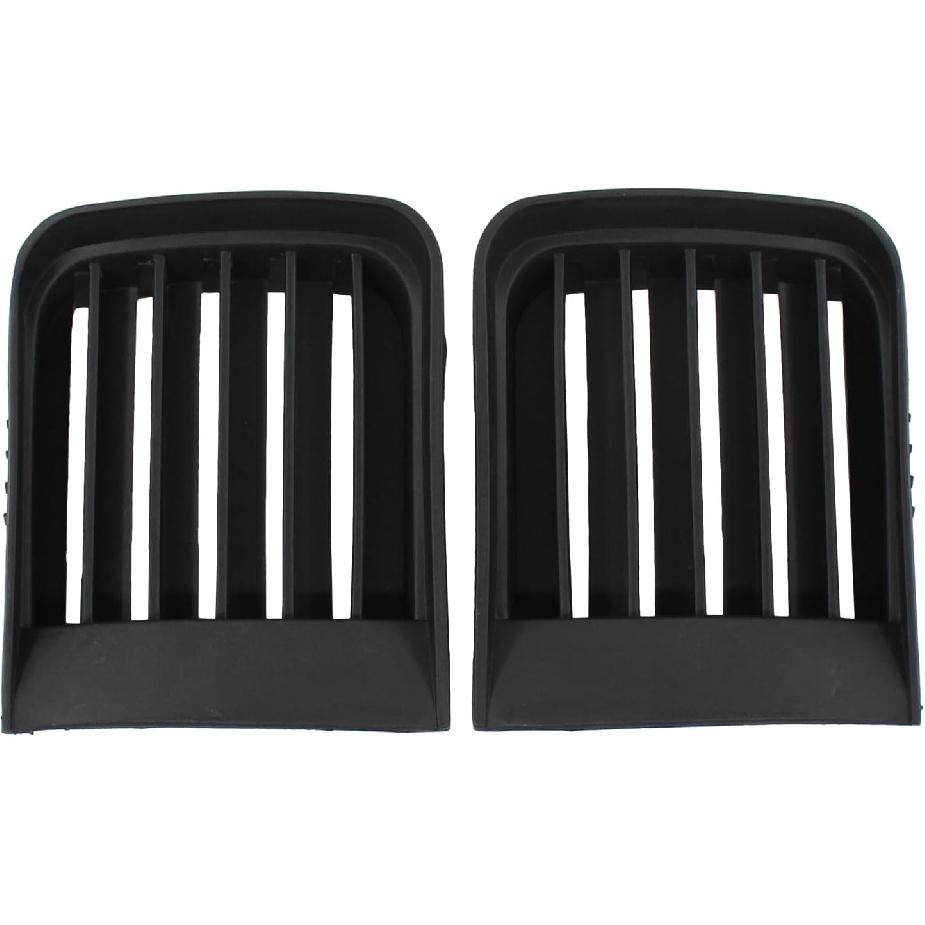 ApplianPar Front Left and Right Side Bumper Lower Grille Fog Light Grill Cover Trim for Nissan Pathfinder 1998-2004