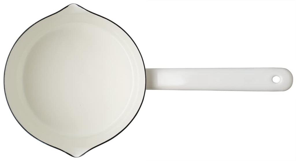 Skater Enamel Double-Spout Milk Pan, 15cm, 1.2L, Disney Winnie the Pooh Design, ENMP1-A