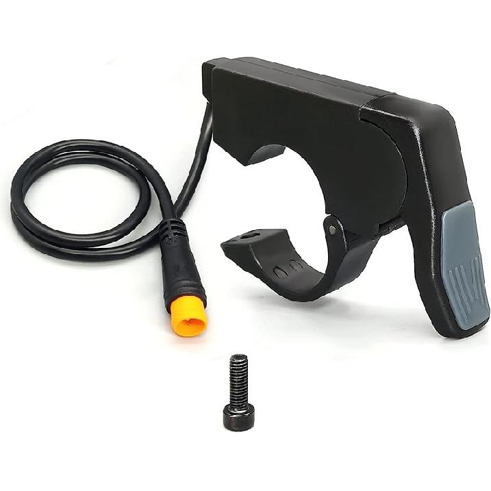Ebike Quick Installation Thumb Throttle Compatible Left/Right Hand 36V/48V 60V/72V Electric Scooter Motor Throttle for Electric Bike Accessories