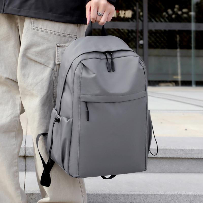 Business backpack, casual backpack, men's large-capacity computer bag, waterproof and simple schoolbag, college students commute to work