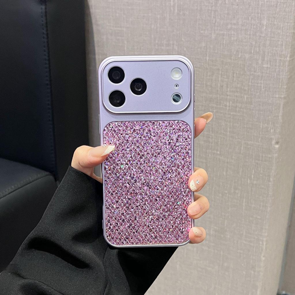 Luxusní třpytivý obal na telefon: Hodí se pro iPhone 17 Pro Max, 16e a 15