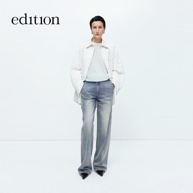 

Edition Women s 2024 Winter Shirt-Style Oversized Goose Down Jacket M (165)