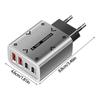 EU Standard USB CREATE Device Double Port Rapid Charging For Multiple Devices Thin Transportable