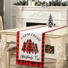 Christmas Table Runner 180cm 35cm Holiday Dining Table Decoration for Winter Parties
