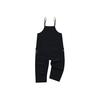 Tokyo Studio Letter Logo Print Loose Woven Overalls Women Overalls Deep-Black T11W226305FBK