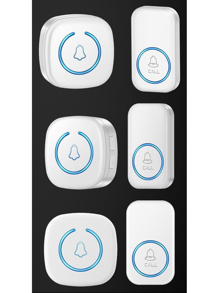 Wireless Smart Doorbell & Chime with Long-Range Remote for Home & Elderly Use