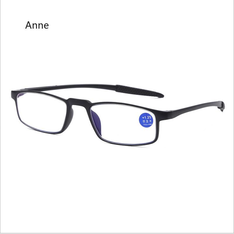 TR90 Anti Blue Light Reader Reading Glasses Women Men Ultralight Portable Presbyopia Spectacles +1.0 1.5 2.0 2.5 3 3.5 4 gafas
