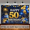 2D-Ebene 50. Jubiläum Feier Thema Hintergrundtuch Hintergrundtuch für Fotostudio und Heimdekoration