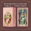 Carte dei Tarocchi Fantasy Rinascimentali 12x7 Arte Vintage Divinazione Oracolo Gioco da Tavolo Accessori Magici Lettura della Fortuna Edizione Inglese
