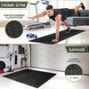 ProsourceFit Puzzle Exercise Mat  in, EVA Interlocking Foam Floor Tiles for Home Gym, Mat for Home Workout Equipment, Floor Padding for Kids, Black, 2