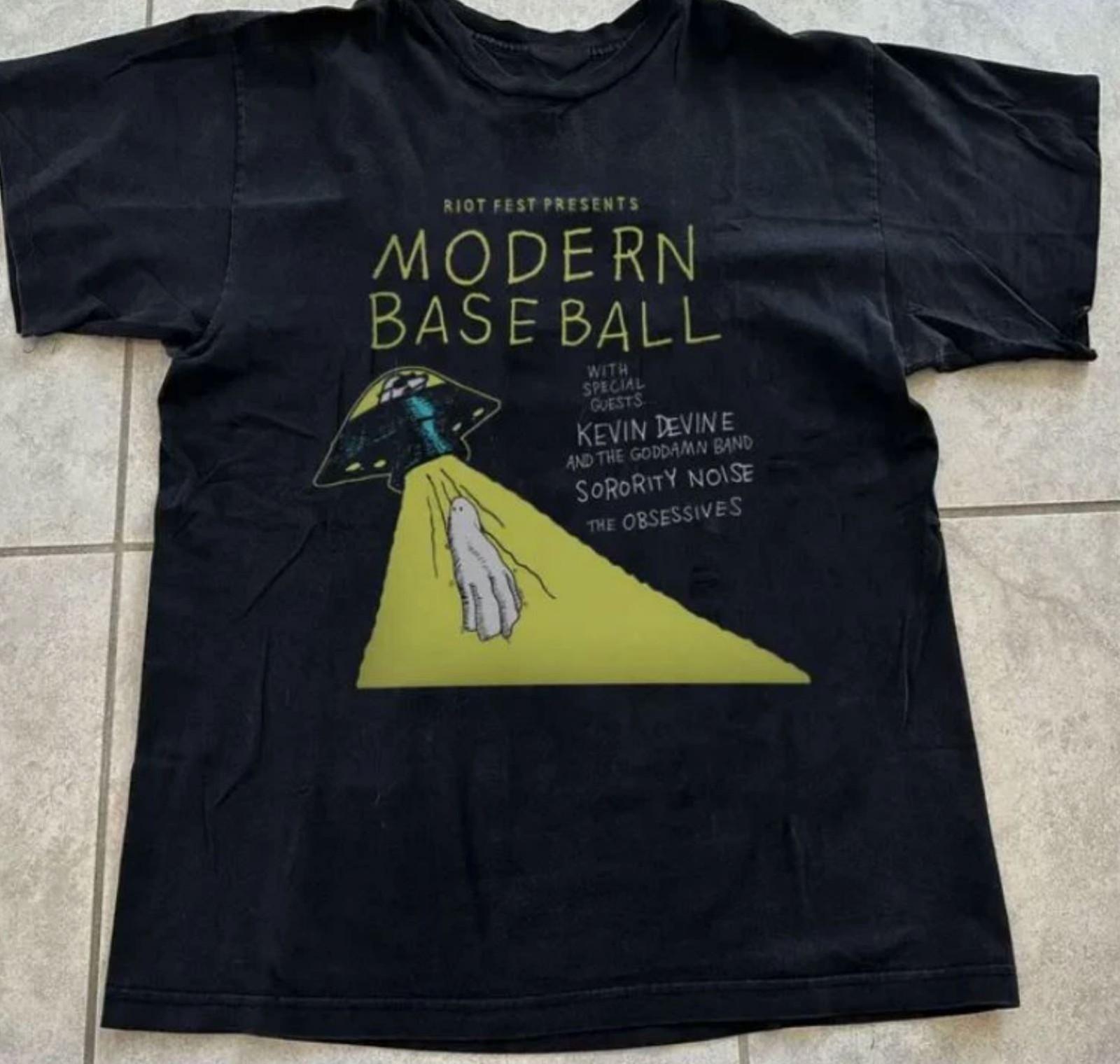 Modern Baseball Riot Fest Presents Unisex T-Shirt Cotton Full Size S-5XL XL