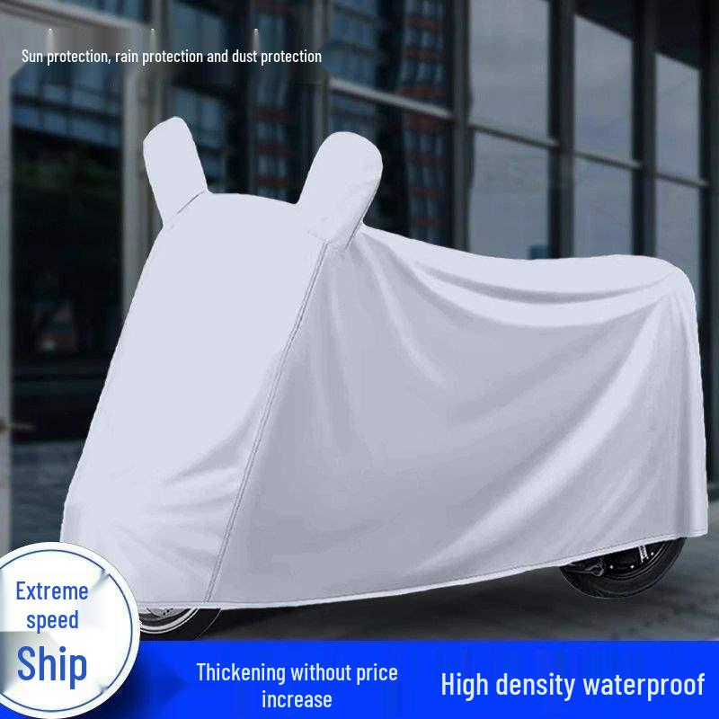 Electric Vehicle Dustproof Car Cover - Sunscreen, Rainproof Protection for Cars, Motorcycles & Scooters (Large/Medium)